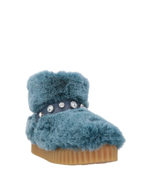 Voile Blanche Blue Ankle Boots