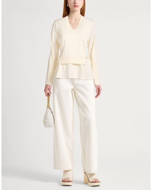 High Natural Use Cream T-Shirt Wool