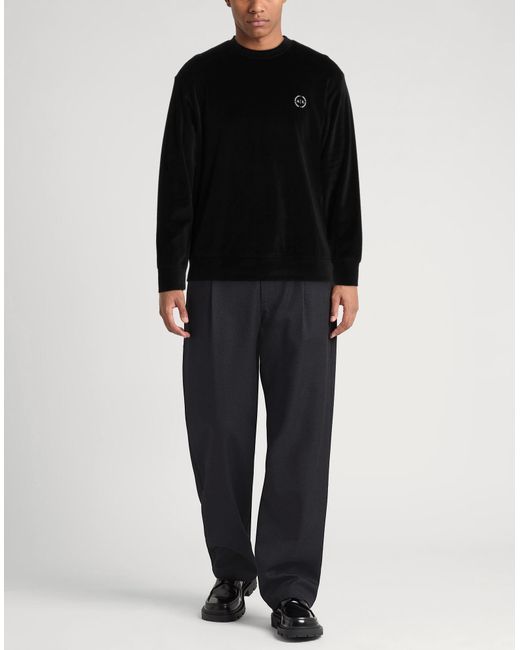 ARMANI EXCHANGE Black Sweatshirts for men