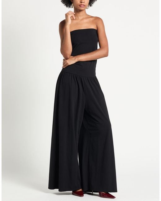 By Malene Birger Black Jumpsuit Organic Cotton, Elastane
