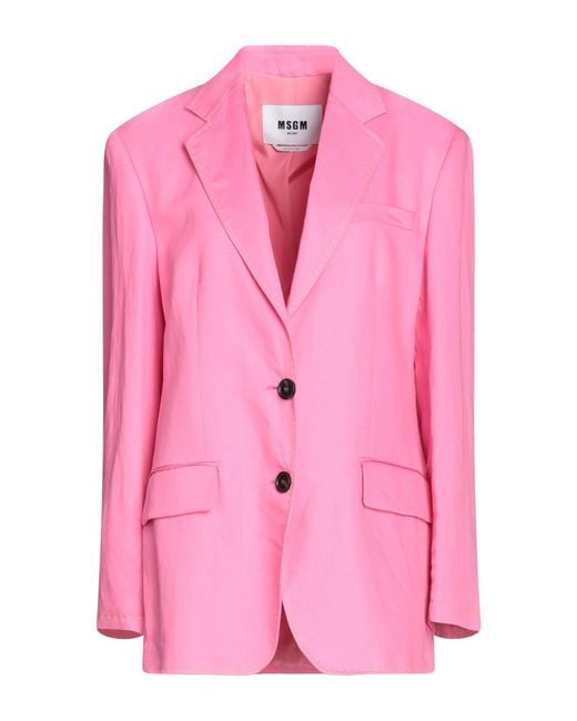 Blazer MSGM en coloris Pink