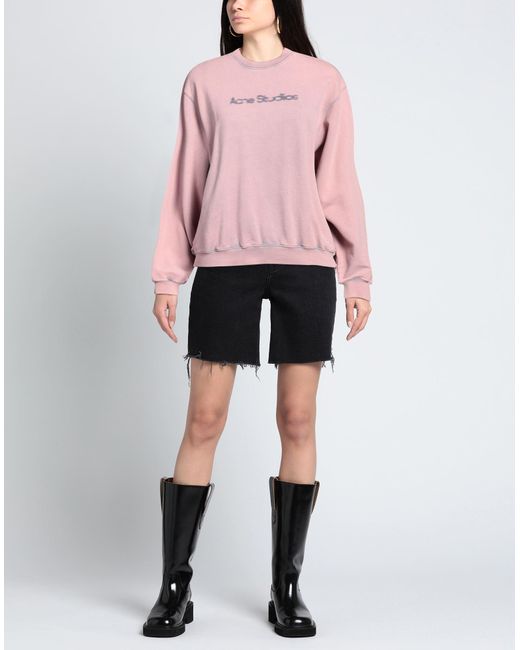 Acne Pink Sweatshirt