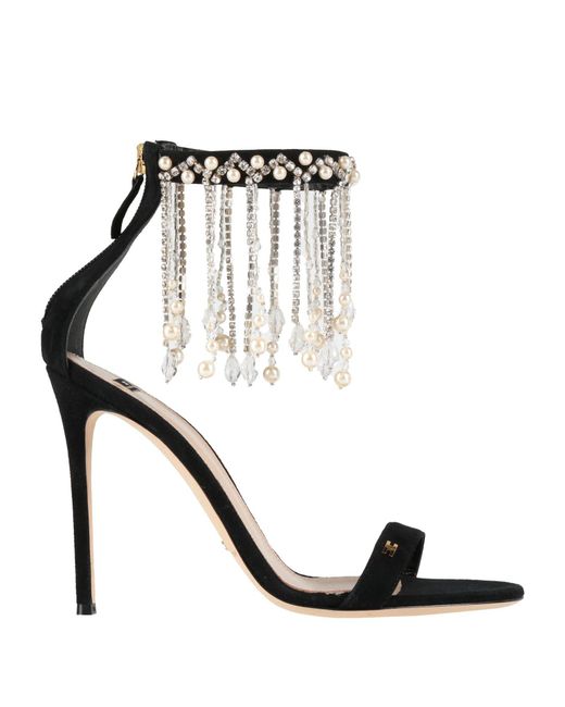 Elisabetta Franchi White Sandals Leather