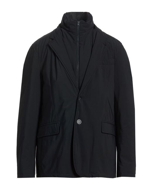 Herno Blue Blazer Polyamide, Elastane, Polyurethane for men