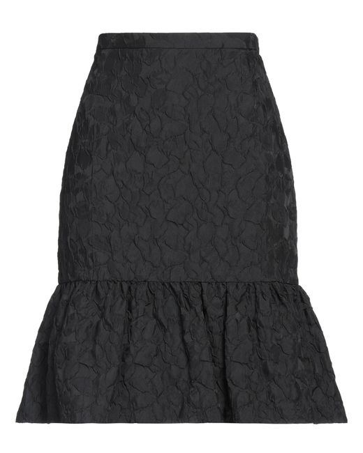 Akris Black Midi Skirt Polyester, Polyamide, Polyurethane