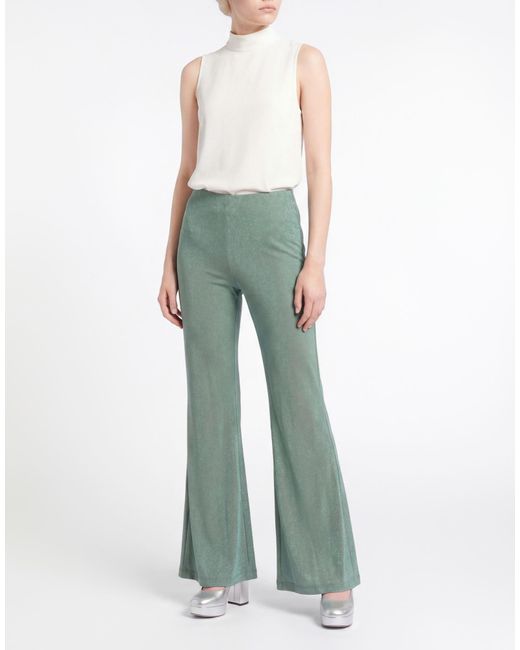 Missoni Green Pants Viscose, Polyester, Polyamide
