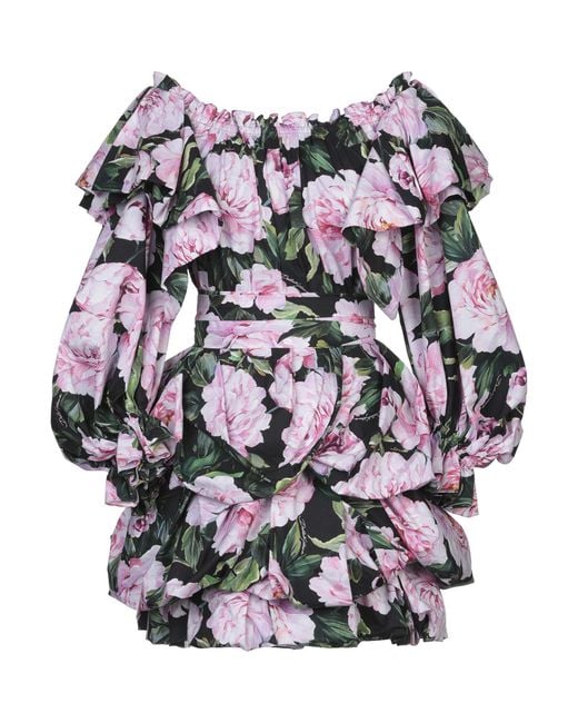 Dolce & Gabbana Gray Mini Dress