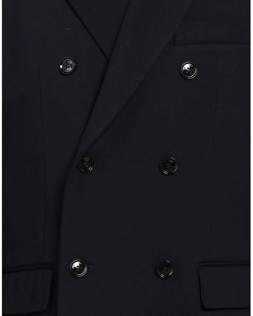 Liu Jo Blue Blazer Viscose, Polyamide, Elastane for men
