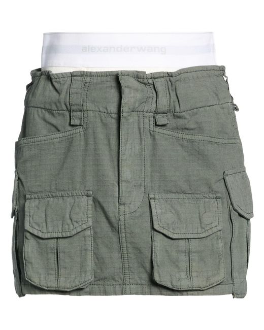 Alexander Wang Green Mini Skirts