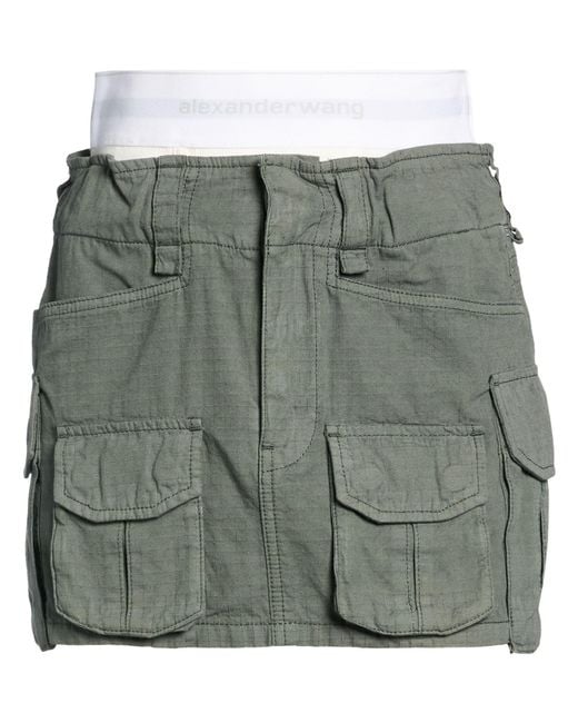 Alexander Wang Green Mini Skirts