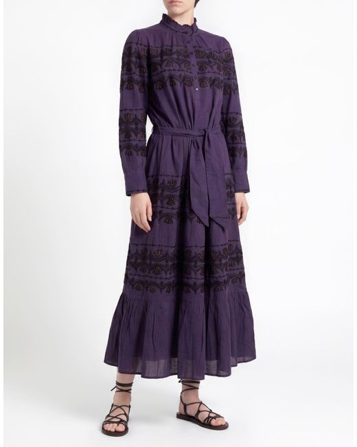 Antik Batik Blue Maxi Dress Cotton