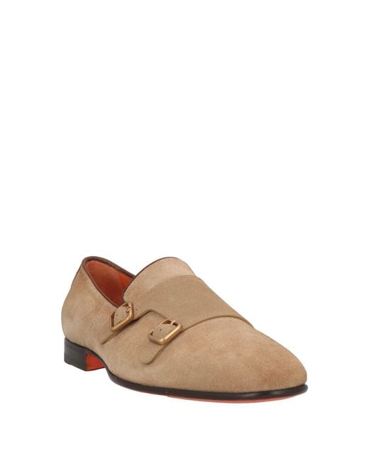 Santoni White Loafers for men