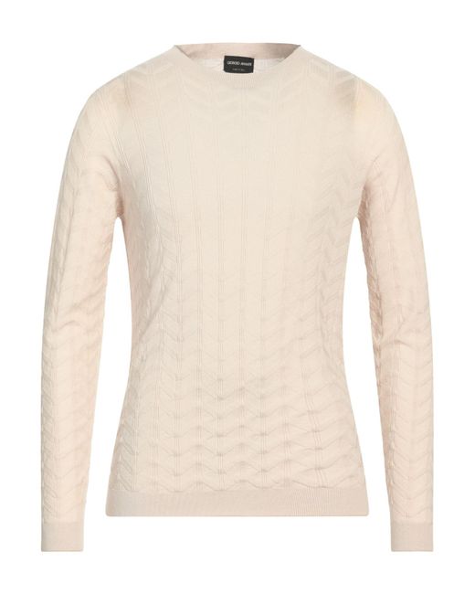 Giorgio Armani Pullover in Natural für Herren
