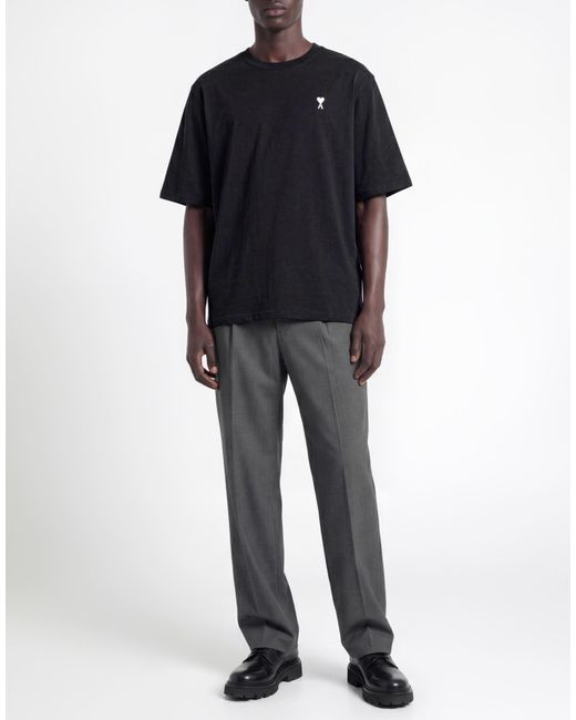 Camiseta AMI de hombre de color Black
