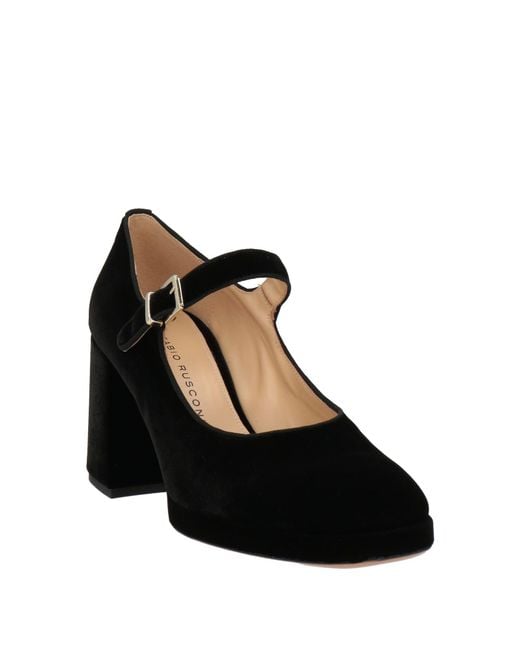 Fabio Rusconi Black Pumps Synthetic Material