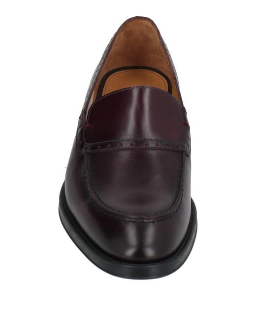 Testoni Gray Loafers Leather for men