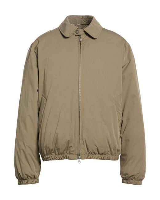 Our Legacy Green Khaki Jacket Cotton, Nylon for men