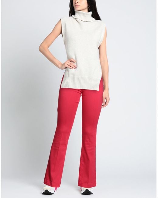Nenette Red Jeans Cotton, Elastomultiester, Elastane