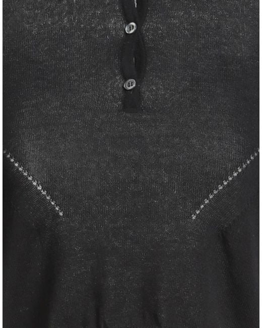 Hache Black Polo Shirt