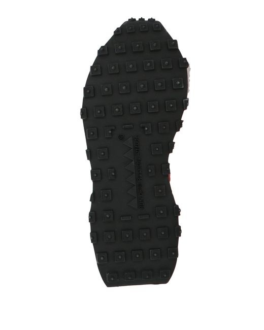 RUN OF Pink Sneakers Leather, Textile Fibers for men
