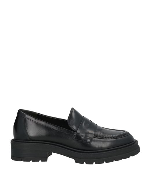 Carmens Black Mokassin