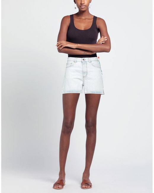 Off-White c/o Virgil Abloh Blue Denim Shorts