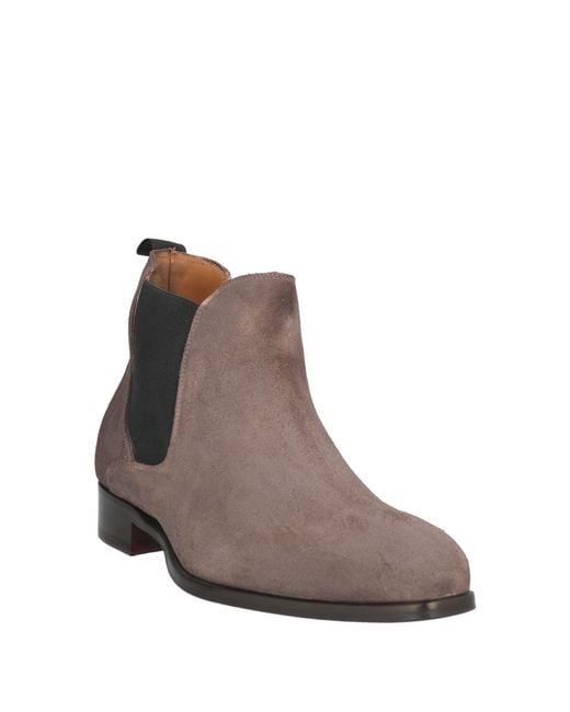 Calpierre Brown Ankle Boots for men