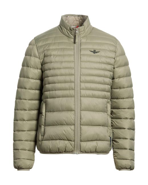 Aeronautica Militare Green Puffer for men