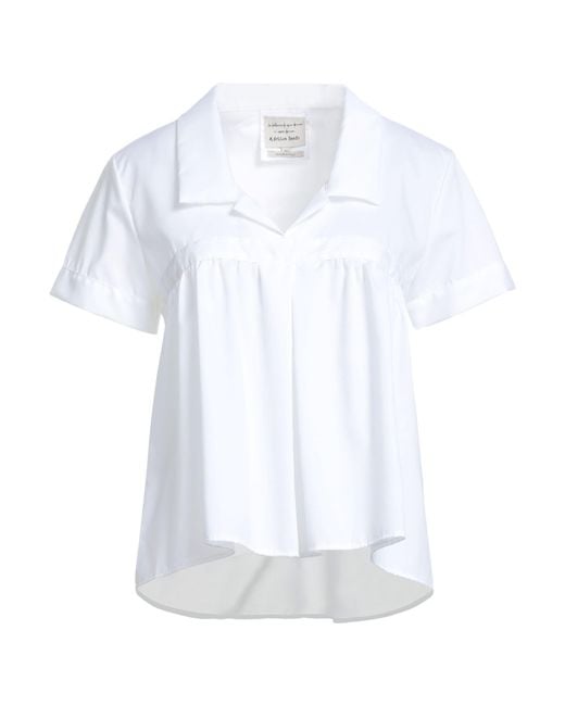 ALESSIA SANTI White Top Cotton