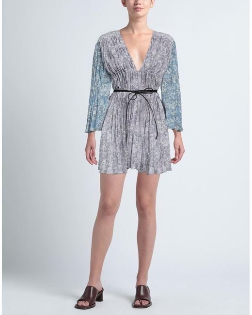 Giovanni bedin Gray Mini-Kleid