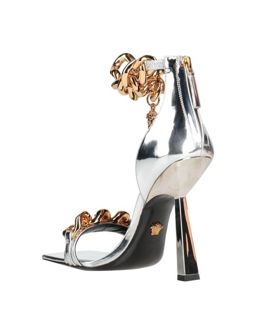 Sandales Versace en coloris Metallic