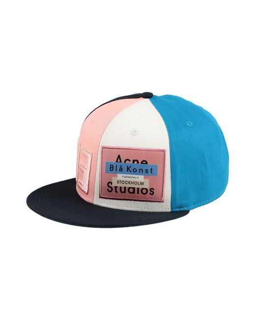 Acne Studios Cotton Hat in Dark Blue 