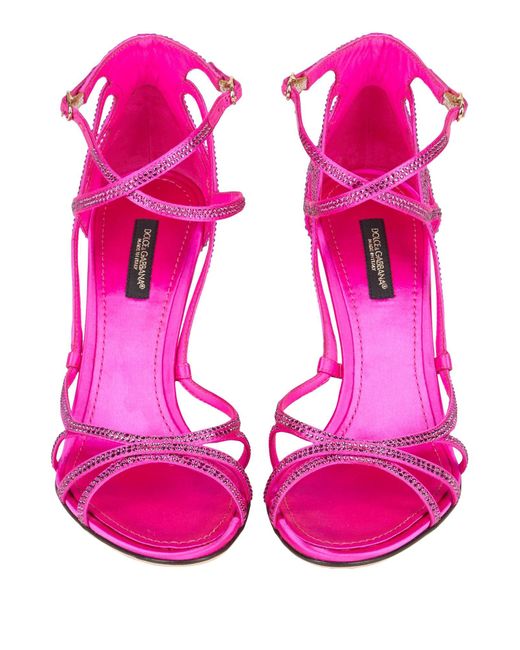 Sandalias Dolce & Gabbana de color Pink