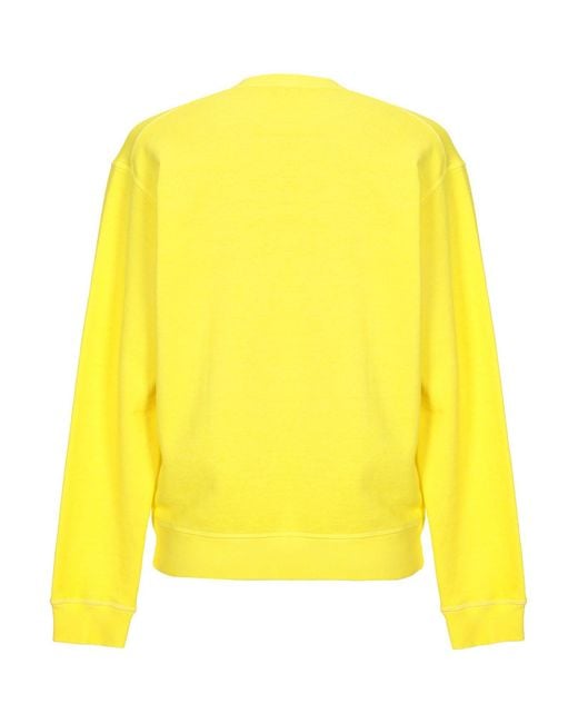DSquared² Yellow Sweatshirt for men