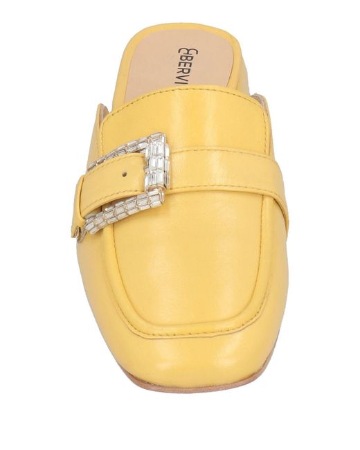 Bervicato Metallic Mules & Clogs Leather