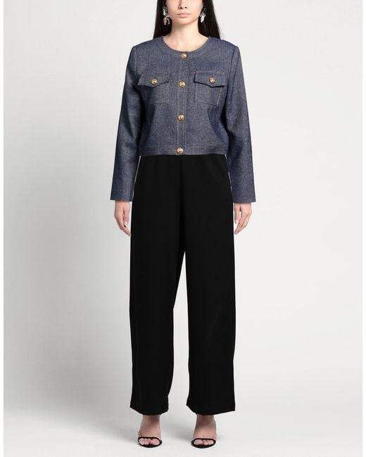 Forte Blue Jacket Cotton, Linen