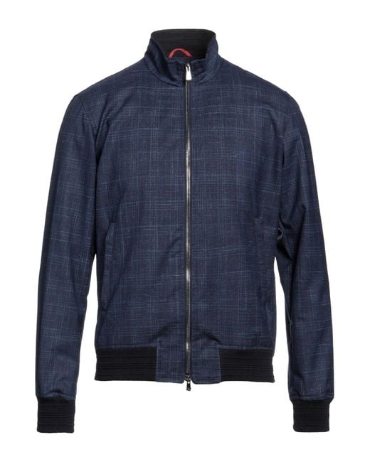 Isaia Blue Jacket for men