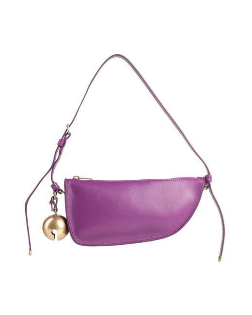 Burberry Purple Handbag Lambskin