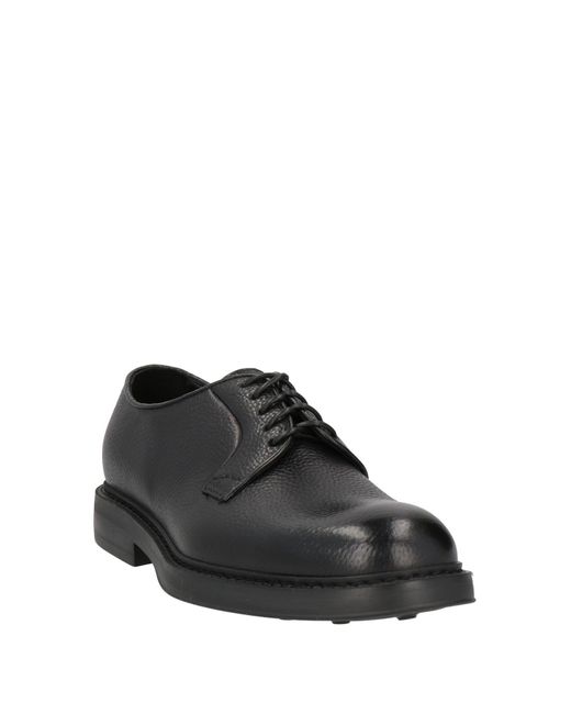 Doucal's Black Lace-up Shoes for men
