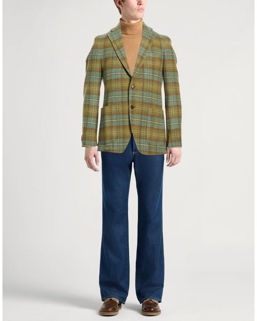 Blazer Tombolini pour homme en coloris Green