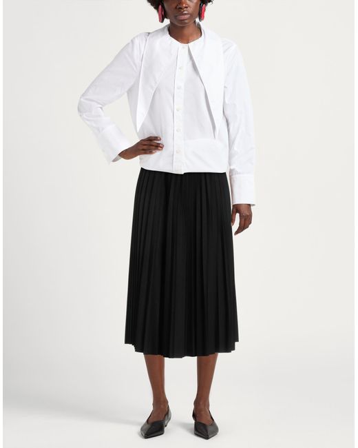 Ottod'Ame Black Midi Skirt