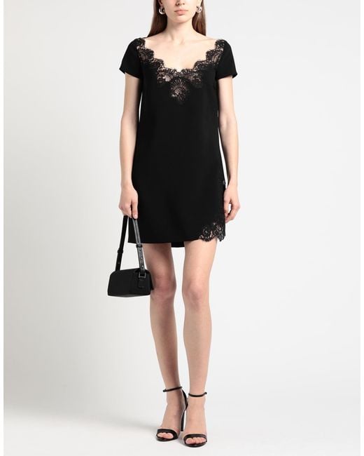 DSquared² Black Mini Dress Polyester