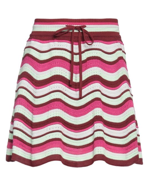 M Missoni Red Mini Skirt