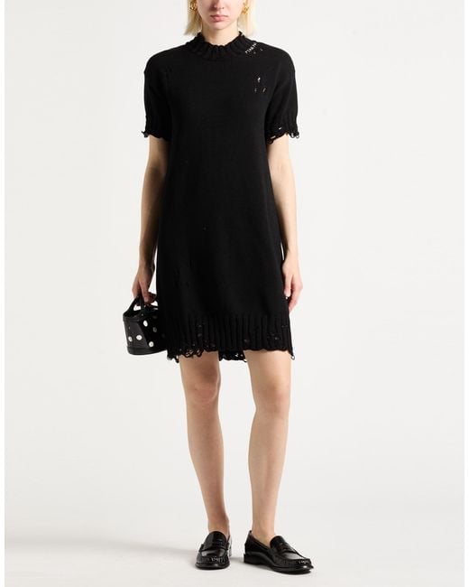 Marni Black Mini Dress Cotton