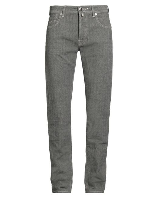 Jacob Cohen Gray Pants Cotton, Polyester, Elastane for men