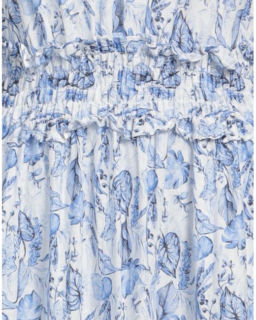 120% Lino Blue Midi-Kleid