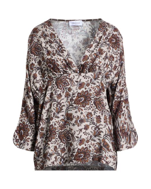 Fabiana Filippi Gray Light Top Viscose