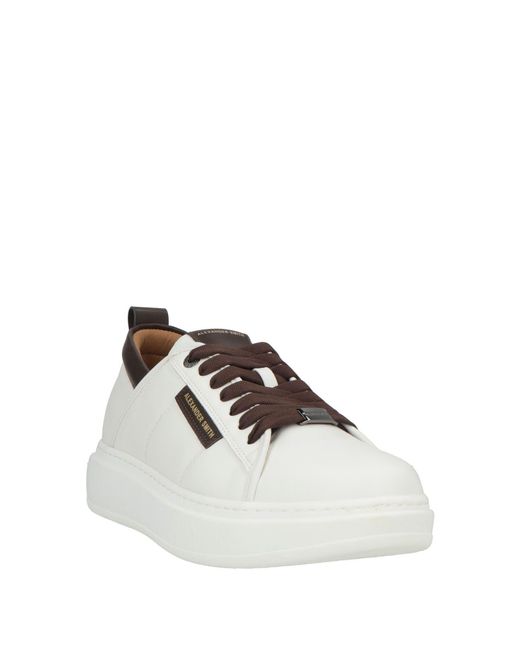 Alexander Smith White Trainers for men