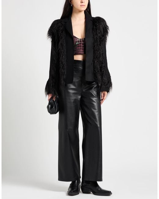 Alberta Ferretti Black Jacket Wool, Polyamide