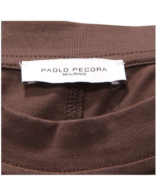 Paolo Pecora T-shirts in Brown für Herren